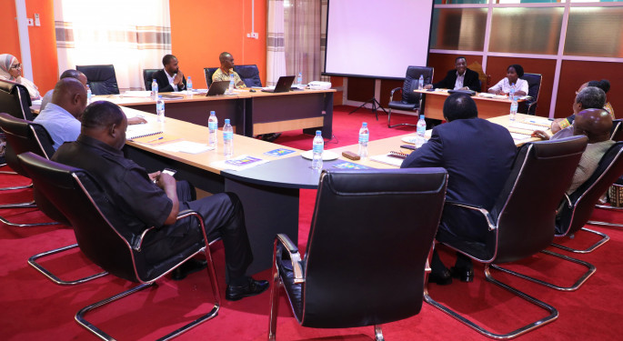 Mwenyekiti wa Bodi ya ushauri ya NFRA Mhandisi Eustance Kangole akiongoza kikao kazi cha 33 cha Bodi hiyo Jijini Dodoma